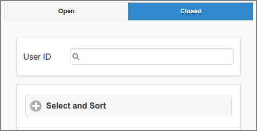 Job Tickets: Closed Ticket List