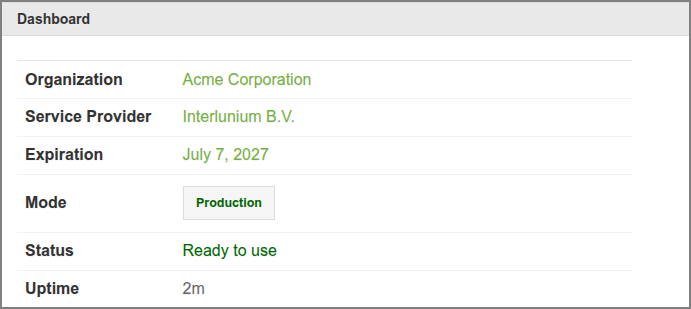 Admin Web App: Dashboard - Membership