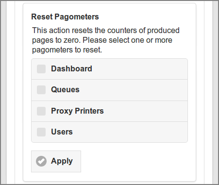 Admin Web App: Options - Advanced - Pagometers