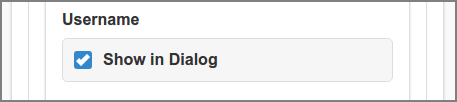 Admin Web App: Options - User Authentication - Username Login