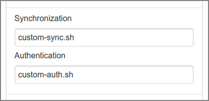 Admin Web App: Options - User Source - Custom