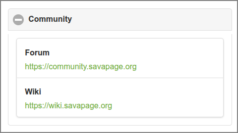 Admin Web App: About - Community
