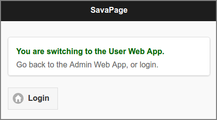 Web App type change detected