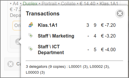 User Web App: Hold Job Transactions